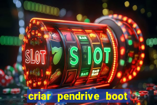 criar pendrive boot windows 10